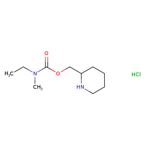 (piperidin-2-yl)methyl N-ethyl-N-methylcarbamate hydrochloride