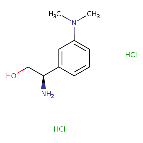 (2R)-2-amino-2-[3-(dimethylamino)phenyl]ethan-1-ol dihydrochloride