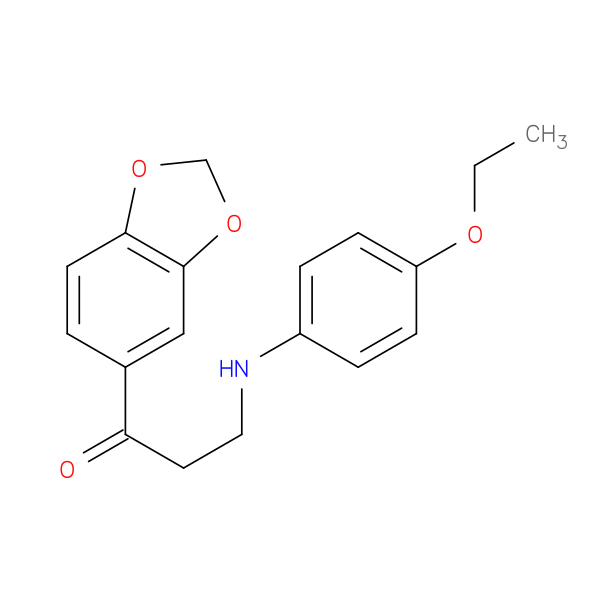 1-(2H-1,3-benzodioxol-5-yl)-3-[(4-ethoxyphenyl)amino]propan-1-one