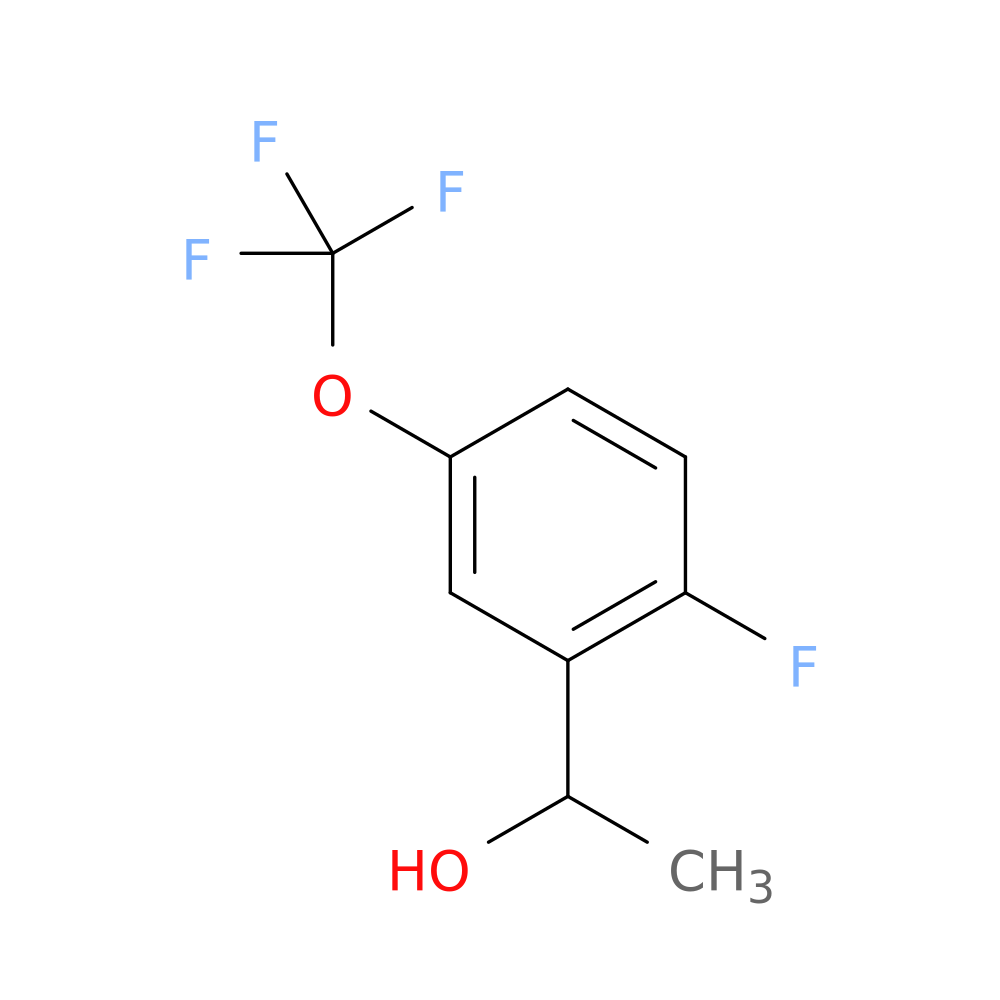 1-[2-fluoro-5-(trifluoromethoxy)phenyl]ethan-1-ol