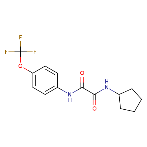 N-cyclopentyl-N'-[4-(trifluoromethoxy)phenyl]ethanediamide