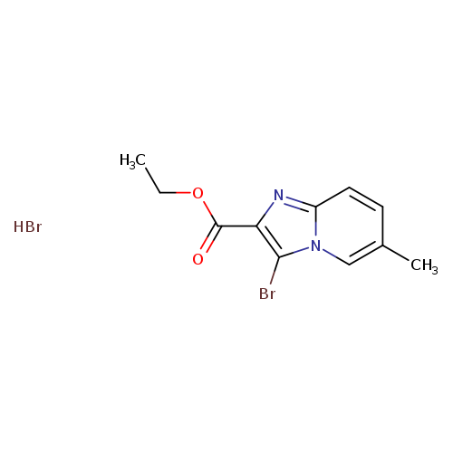 3-Bromo-6-methyl-imidazo[1,2-a]pyridine-2-carboxylic acid ethyl ester hydrobromide