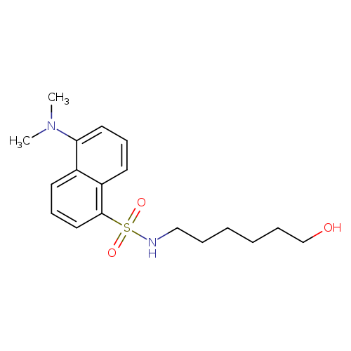 1-Naphthalenesulfonamide, 5-(dimethylamino)-N-(6-hydroxyhexyl)-