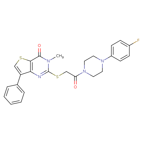 2-({2-[4-(4-fluorophenyl)piperazin-1-yl]-2-oxoethyl}sulfanyl)-3-methyl-7-phenyl-3H,4H-thieno[3,2-d]pyrimidin-4-one