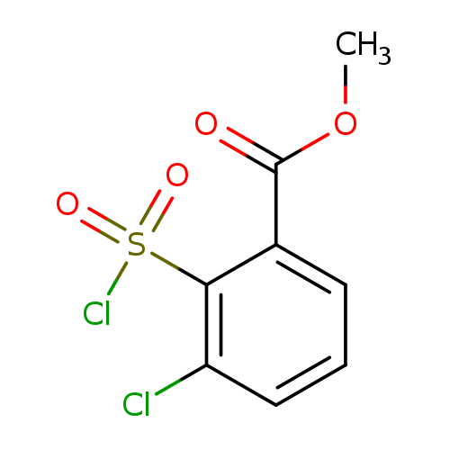 METHYL 3-CHLORO-2-(CHLOROSULFONYL)BENZOATE