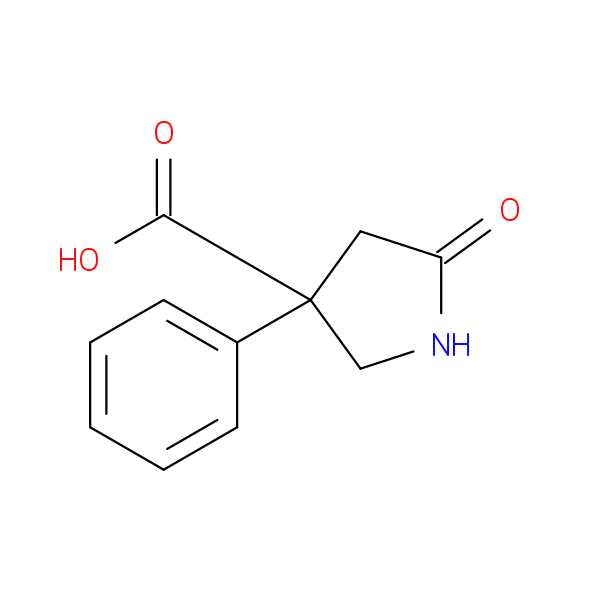5-oxo-3-phenylpyrrolidine-3-carboxylic acid