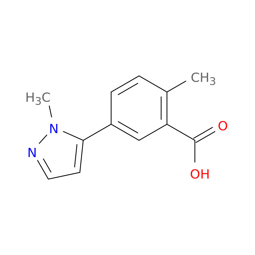 2-METHYL-5-(1-METHYL-1H-PYRAZOL-5-YL)BENZOIC ACID
