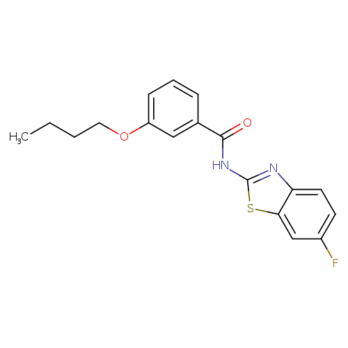 3-butoxy-N-(6-fluoro-1,3-benzothiazol-2-yl)benzamide