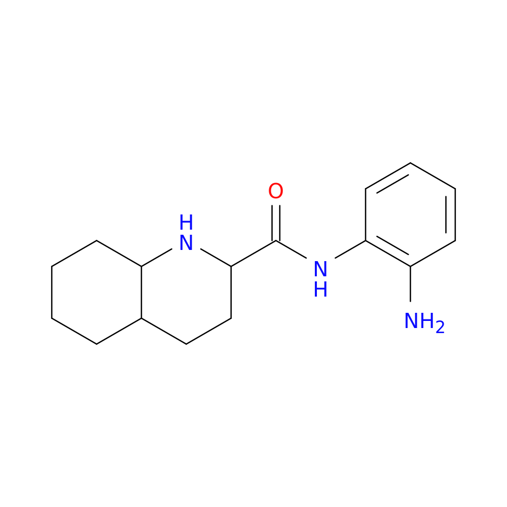 N-(2-aminophenyl)-decahydroquinoline-2-carboxamide