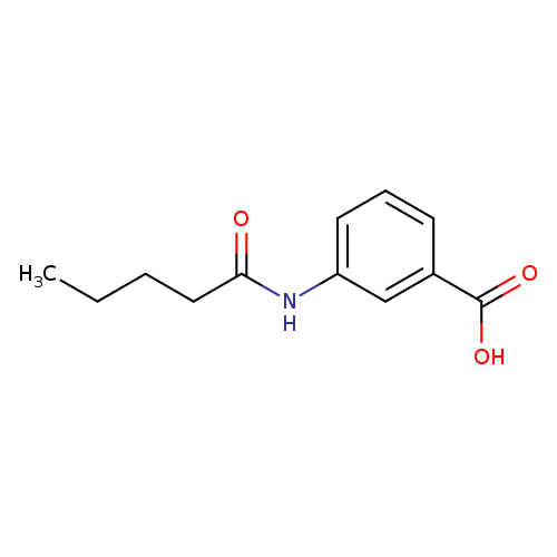 3-(Pentanoylamino)benzoic acid