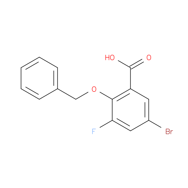 Benzoic acid, 5-bromo-3-fluoro-2-(phenylmethoxy)-