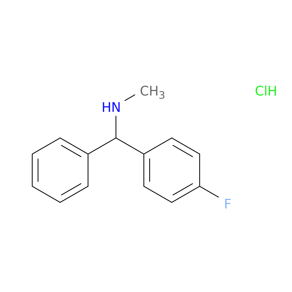 [(4-fluorophenyl)(phenyl)methyl](methyl)amine hydrochloride