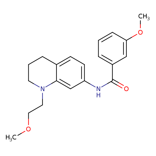 3-methoxy-N-[1-(2-methoxyethyl)-1,2,3,4-tetrahydroquinolin-7-yl]benzamide