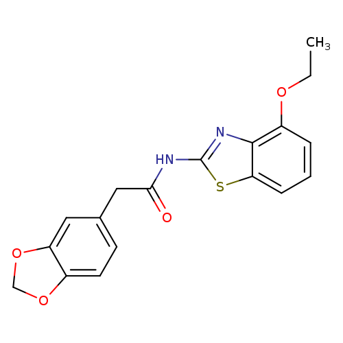 2-(2H-1,3-benzodioxol-5-yl)-N-(4-ethoxy-1,3-benzothiazol-2-yl)acetamide