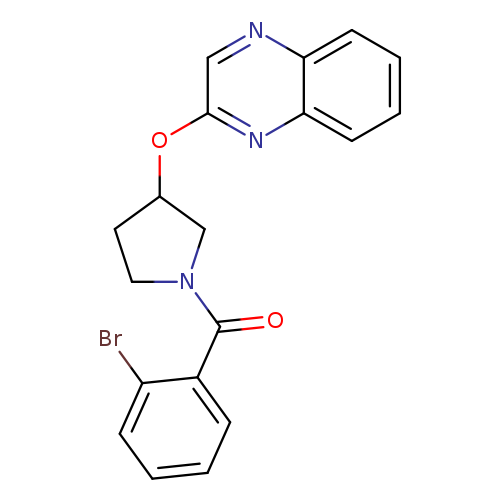 2-{[1-(2-bromobenzoyl)pyrrolidin-3-yl]oxy}quinoxaline