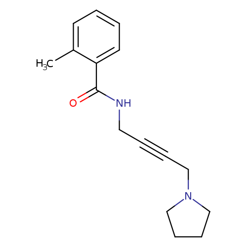 2-methyl-N-[4-(pyrrolidin-1-yl)but-2-yn-1-yl]benzamide