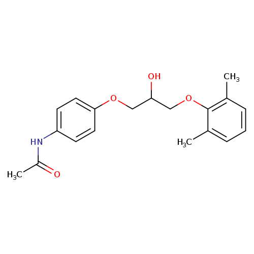 N-{4-[3-(2,6-dimethylphenoxy)-2-hydroxypropoxy]phenyl}acetamide