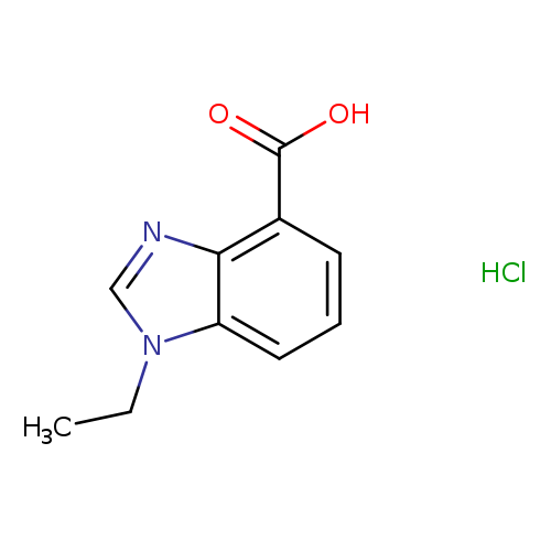 1-ethyl-1H-1,3-benzodiazole-4-carboxylic acid hydrochloride