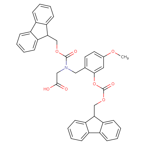 Glycine, N-[(9H-fluoren-9-ylmethoxy)carbonyl]-N-[[2-[[(9H-fluoren-9-ylmethoxy)carbonyl]oxy]-4-methoxyphenyl]methyl]-