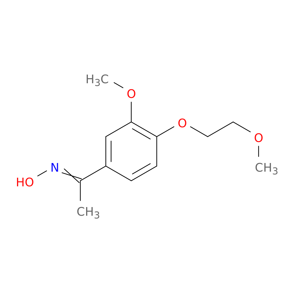 N-{1-[3-methoxy-4-(2-methoxyethoxy)phenyl]ethylidene}hydroxylamine