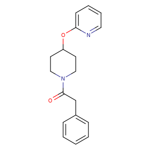 2-phenyl-1-[4-(pyridin-2-yloxy)piperidin-1-yl]ethan-1-one