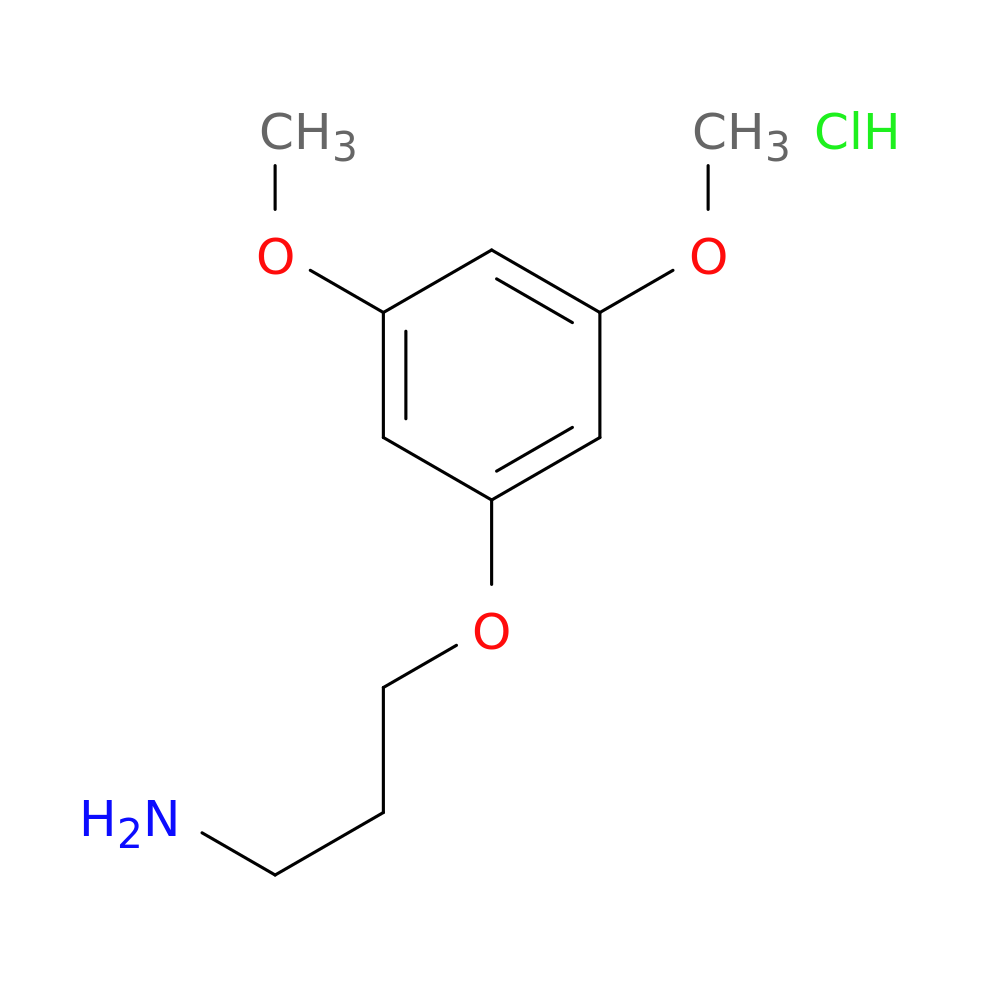 3-(3,5-dimethoxyphenoxy)propan-1-amine hydrochloride