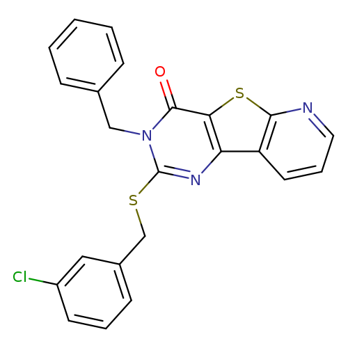 5-benzyl-4-{[(3-chlorophenyl)methyl]sulfanyl}-8-thia-3,5,10-triazatricyclo[7.4.0.0^{2,7}]trideca-1(9),2(7),3,10,12-pentaen-6-one