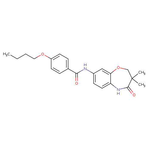 4-butoxy-N-(3,3-dimethyl-4-oxo-2,3,4,5-tetrahydro-1,5-benzoxazepin-8-yl)benzamide