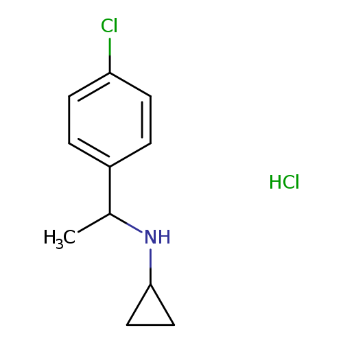 N-[1-(4-chlorophenyl)ethyl]cyclopropanamine hydrochloride