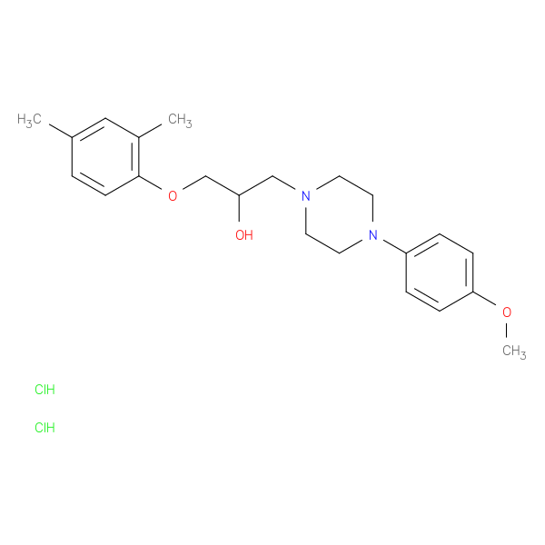 1-(2,4-dimethylphenoxy)-3-[4-(4-methoxyphenyl)piperazin-1-yl]propan-2-ol dihydrochloride