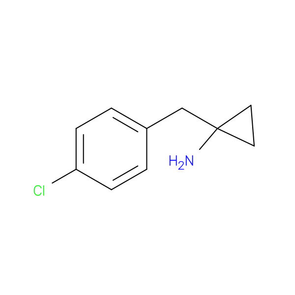 1-[(4-Chlorophenyl)methyl]cyclopropan-1-amine