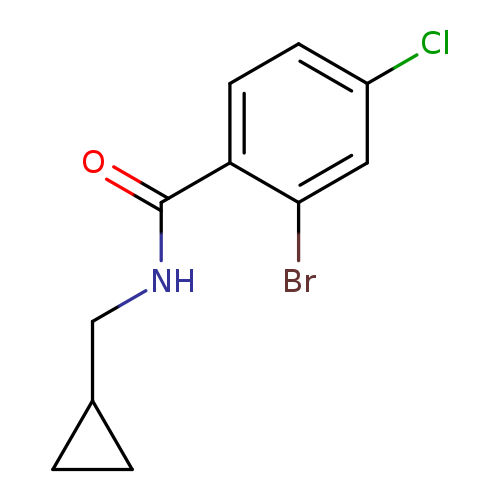2-bromo-4-chloro-N-(cyclopropylmethyl)benzamide
