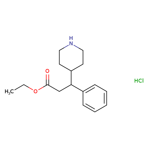 Ethyl 3-Phenyl-3-(piperidin-4-yl)propanoate Hydrochloride