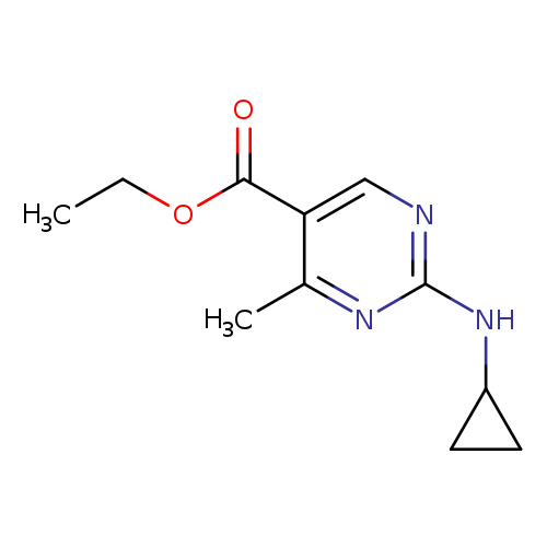 Ethyl 2-(cyclopropylamino)-4-methylpyrimidine-5-carboxylate