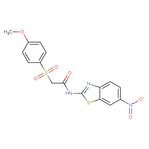 2-(4-methoxybenzenesulfonyl)-N-(6-nitro-1,3-benzothiazol-2-yl)acetamide