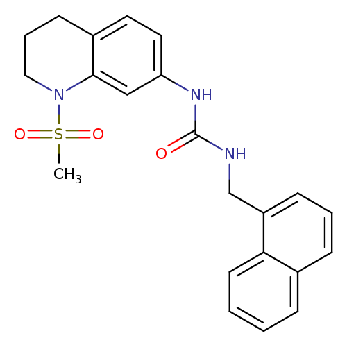 3-(1-methanesulfonyl-1,2,3,4-tetrahydroquinolin-7-yl)-1-[(naphthalen-1-yl)methyl]urea