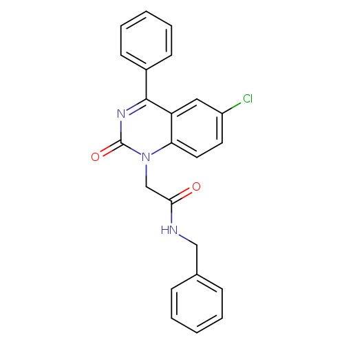 N-benzyl-2-(6-chloro-2-oxo-4-phenyl-1,2-dihydroquinazolin-1-yl)acetamide