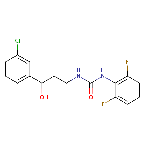 3-[3-(3-chlorophenyl)-3-hydroxypropyl]-1-(2,6-difluorophenyl)urea