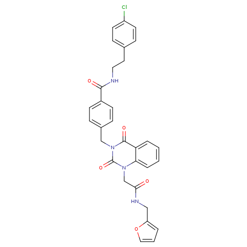 N-[2-(4-chlorophenyl)ethyl]-4-{[1-({[(furan-2-yl)methyl]carbamoyl}methyl)-2,4-dioxo-1,2,3,4-tetrahydroquinazolin-3-yl]methyl}benzamide