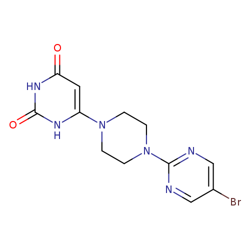 6-[4-(5-bromopyrimidin-2-yl)piperazin-1-yl]-1,2,3,4-tetrahydropyrimidine-2,4-dione