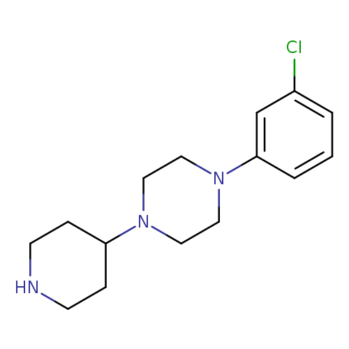 1-(3-chlorophenyl)-4-(piperidin-4-yl)piperazine