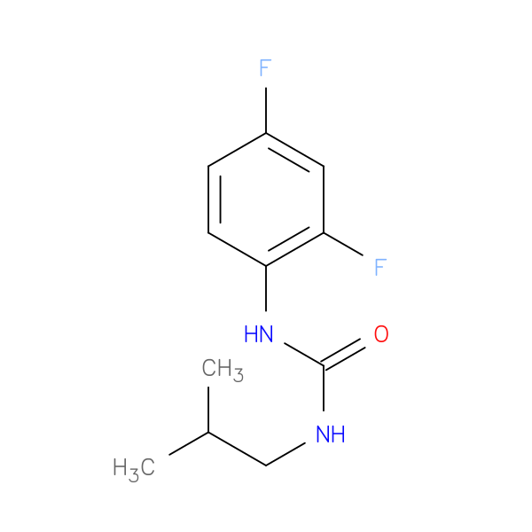 1-(2,4-difluorophenyl)-3-(2-methylpropyl)urea