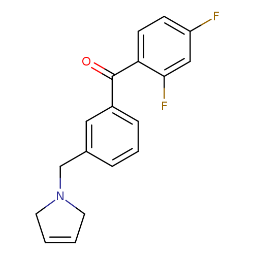 (2,4-Difluorophenyl)(3-((2,5-dihydro-1H-pyrrol-1-yl)methyl)phenyl)methanone