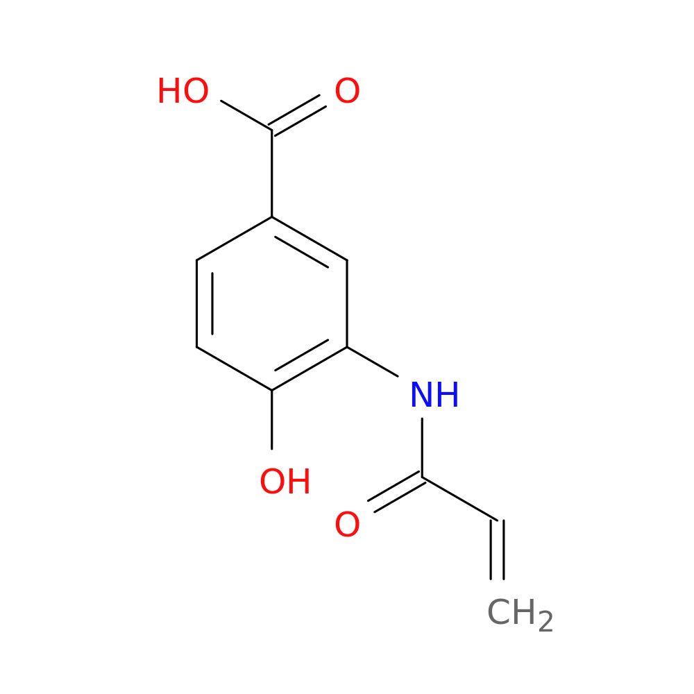 4-hydroxy-3-(prop-2-enamido)benzoic acid