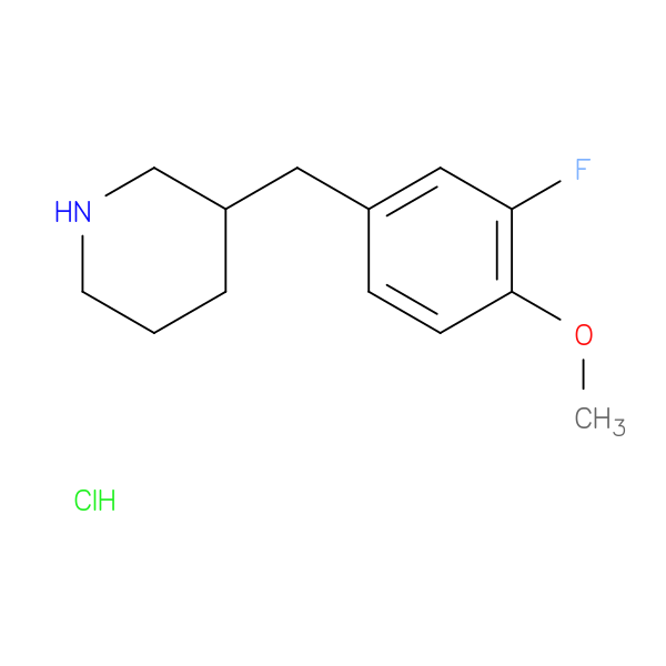 3-(3-Fluoro-4-methoxy-benzyl)-piperidine hydrochloride