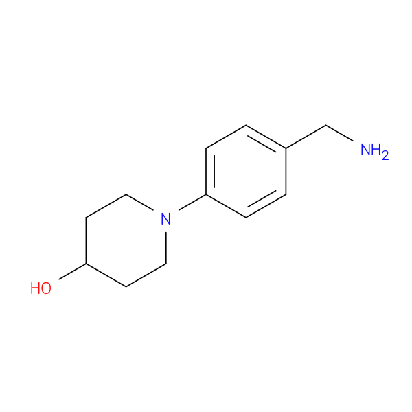 1-(4-(Aminomethyl)phenyl)piperidin-4-ol