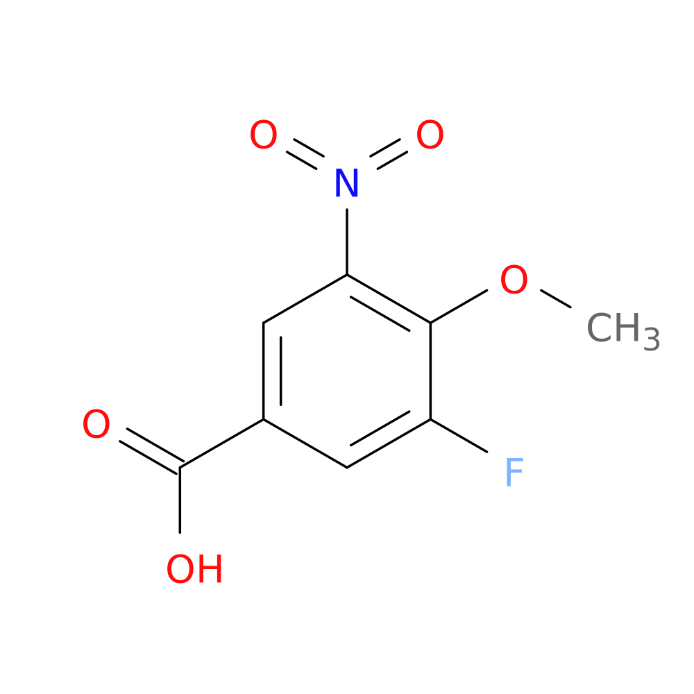 3-Fluoro-4-methoxy-5-nitrobenzoic acid