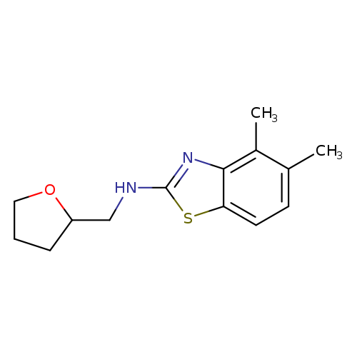 4,5-Dimethyl-N-((tetrahydrofuran-2-yl)methyl)benzo[d]thiazol-2-amine