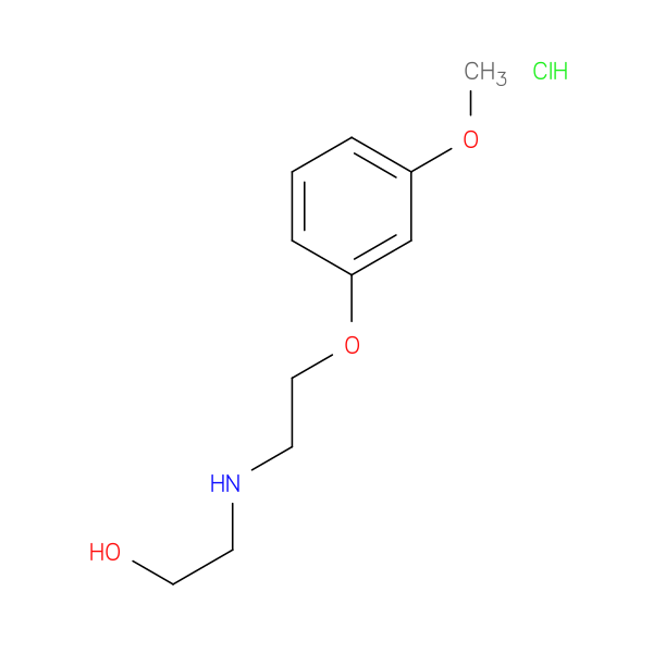 2-{[2-(3-methoxyphenoxy)ethyl]amino}ethanol hydrochloride