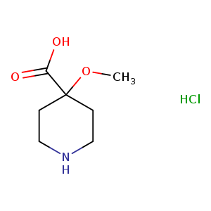 4-Piperidinecarboxylic acid, 4-methoxy-, hydrochloride (1:1)